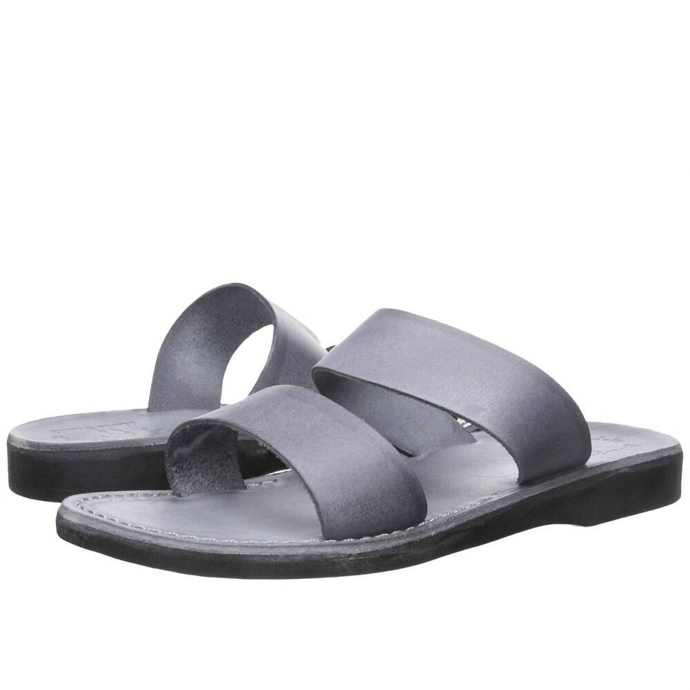 NEW JERUSALEM SANDALS aviv rubber slide in gray